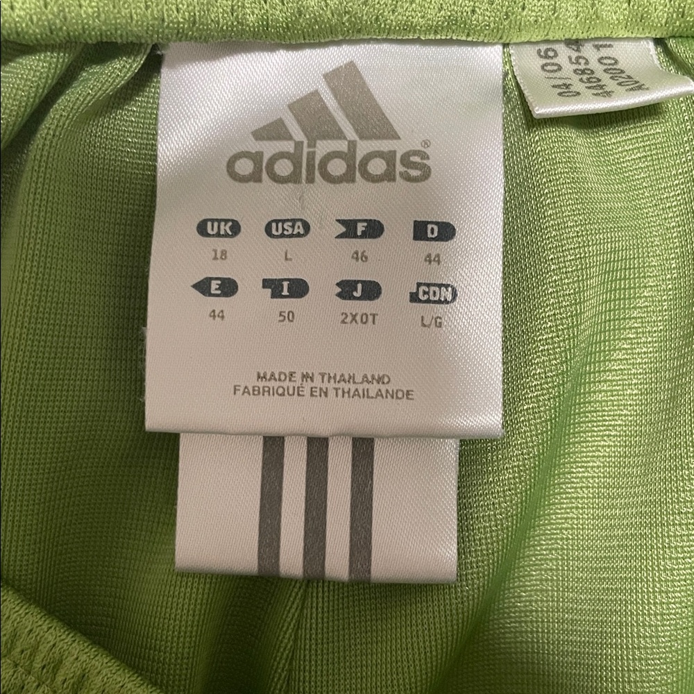 Green Adidas 3/4 Length Joggers - Picture 4 of 4